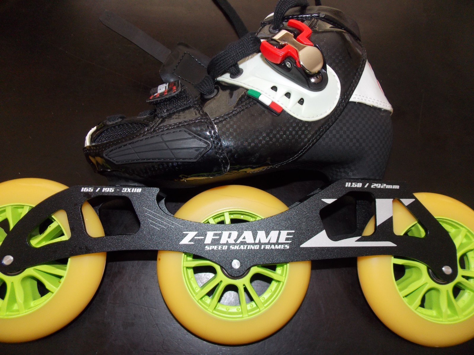 Luigino Inline Speed Skates 3-Wheel Challenge Mini Adjust Youth Skates Size 2-5