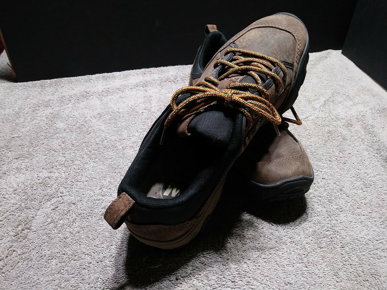 Mens Merrell Sight Brown Leather Hiking 