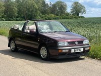 1994 Volkswagen Golf 1.8 cabriolet, Wolfsburg edition,VW reg number, lovely car.