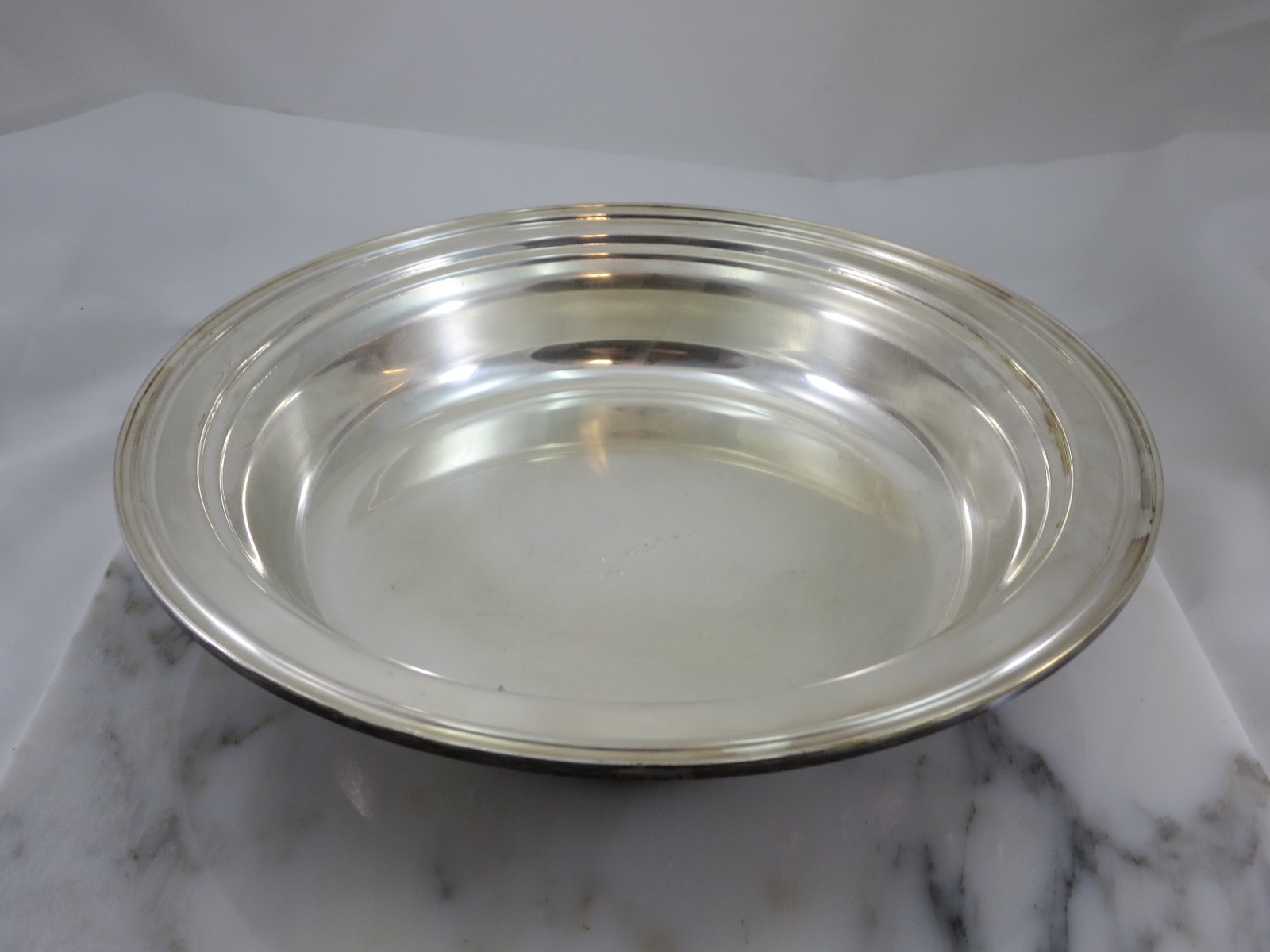 VINTAGE TROPHY PLATE TRAY SILVERPLATE 1960s Country Club 10.75