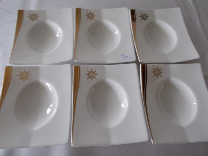 Goebel Porzellan Feraud Sun Kiss 6x  SchÃ¤Lchen ? Aschenbecher ?  Unbenutzt Nr.14