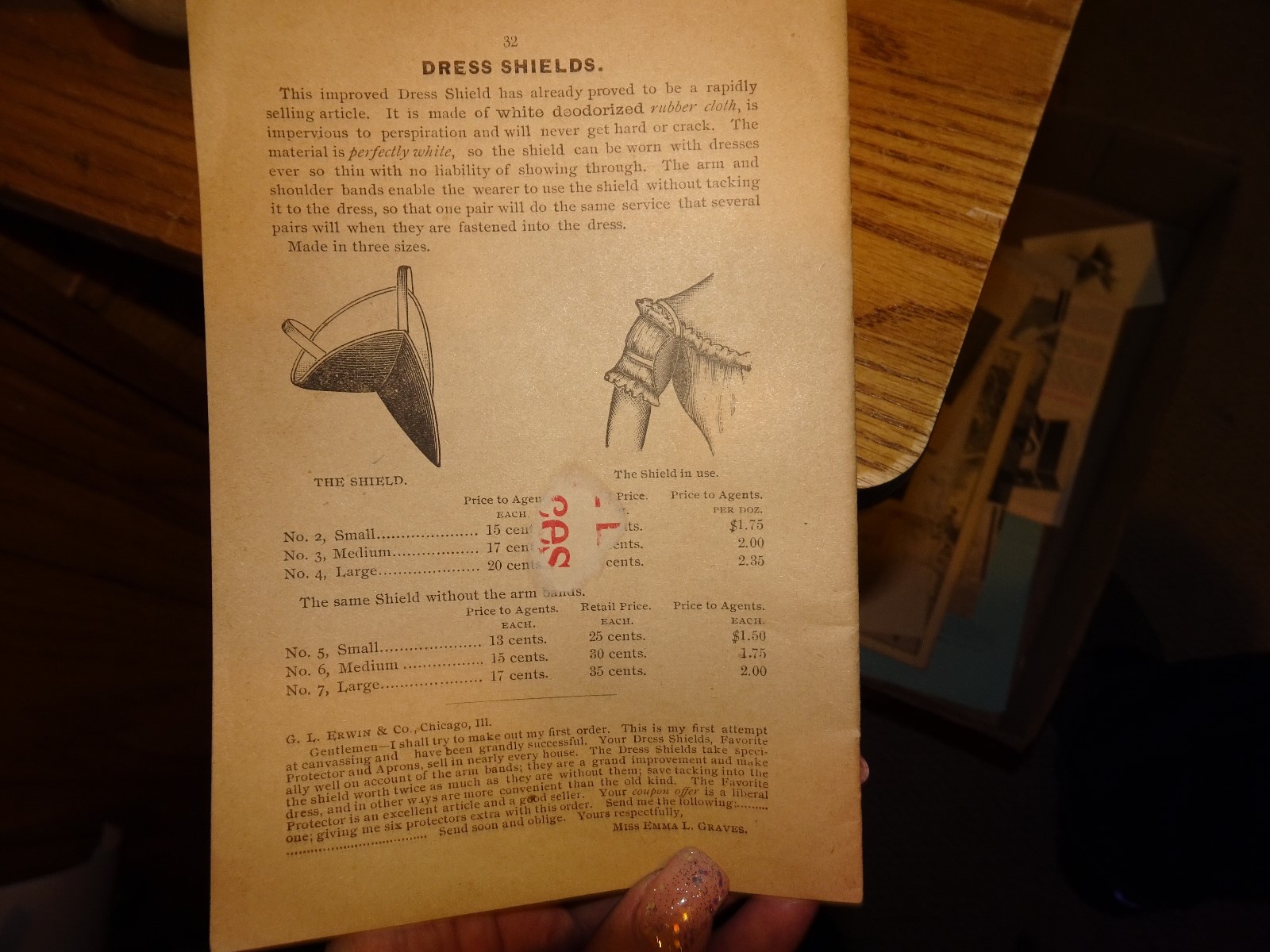 Vintage Catalog G. L. ERWIN & CO. Chicago IL Novelties and Goods 1885-early 1900