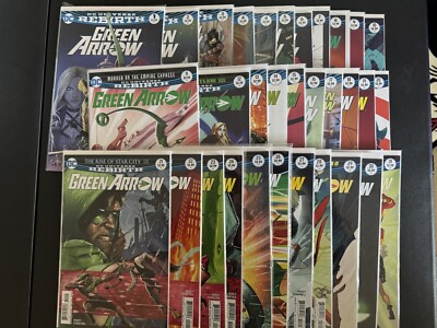 DC Universe Rebirth Green Arrow Run Lot #1-31 Lot