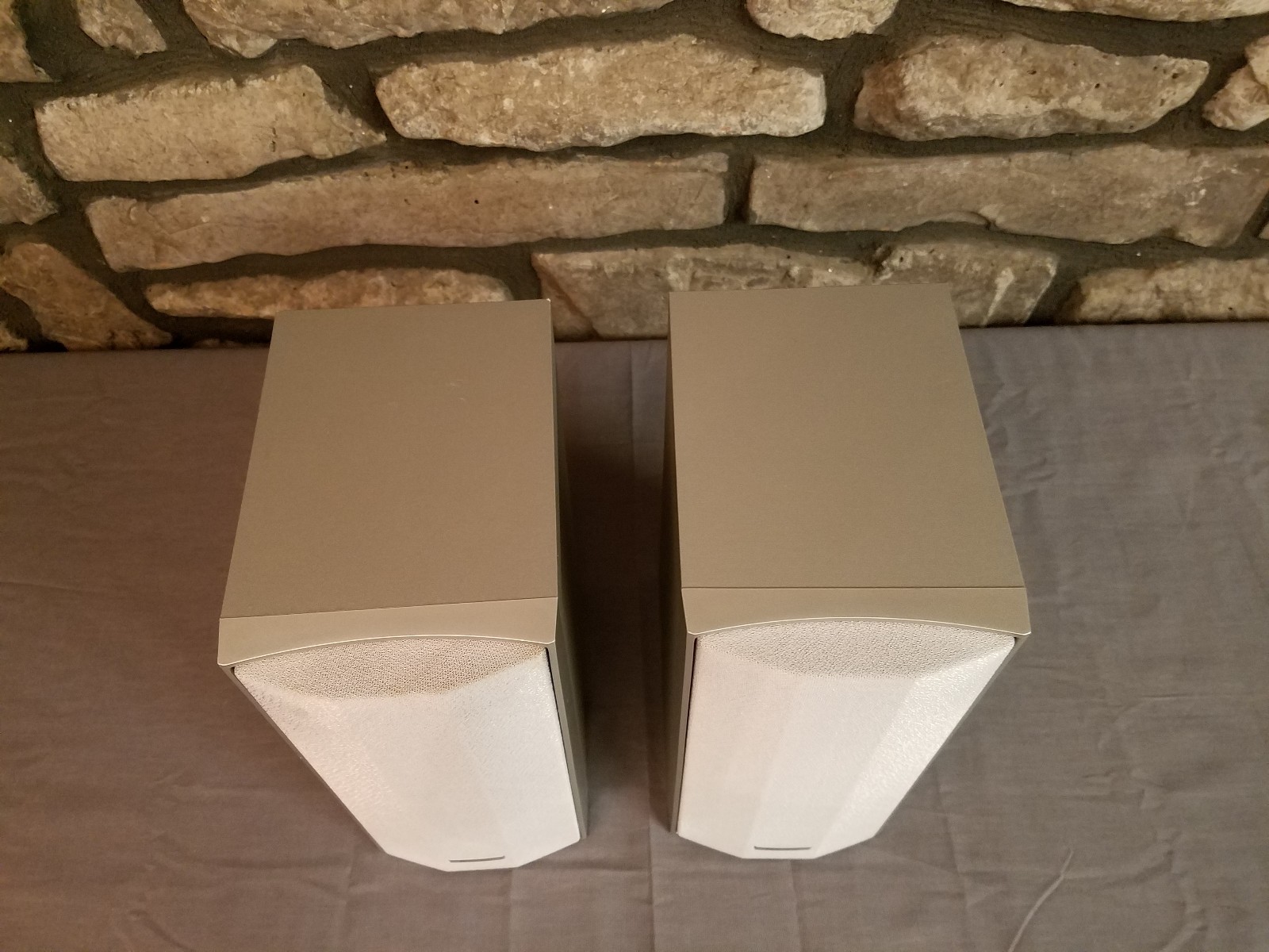 LOT OF 2 - PIONEER S-FCRW230-S FRONT SURROUND SOUND SATELLITE SPEAKERS - SILVER