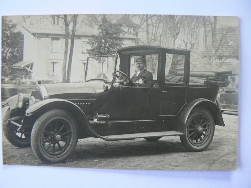 Carte-Photo Voiture Ancienne  Annees 20 Basle Photo Rue De Malabry Robinson 92