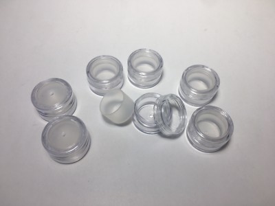 7ml Clear Silicone Liner With Clear Container 10pce Pack