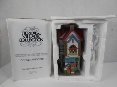 Department 56 Christmas In The City CORNER GROCER Building #5970-6 w/BOX!!