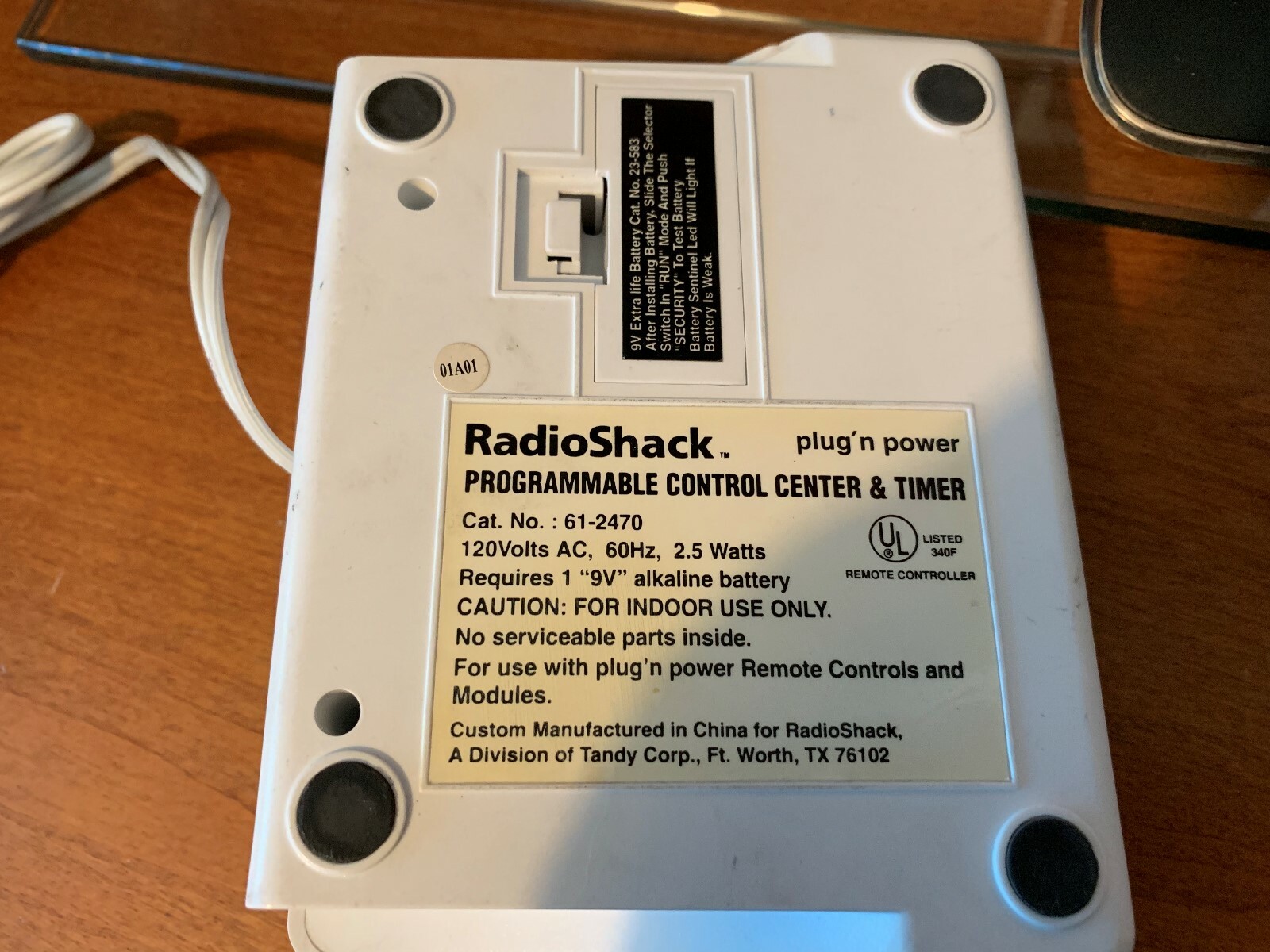 Radio Shack Mini-Timer/Programmable Control Center & Alarm Clock 61-2470