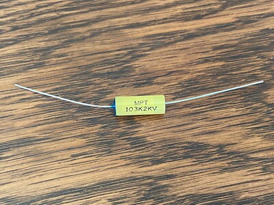 New 2000v MPT Axial Film Capacitor 2kv .005 .01 .022 .033 .047 .05 .1 .15 .22 uf