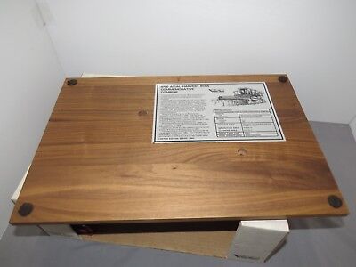 Vintage WHITE 9700 Toy Combine Scale Models 1:24 MOUNTED Plaque RARE NIB w hardw