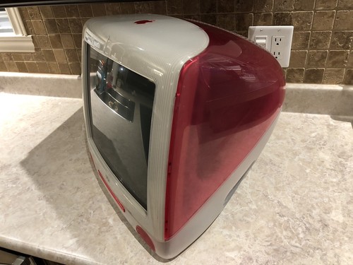 Apple iMac G3 • Pink • OS X • Vintage Desktop PC Computer • Tested •