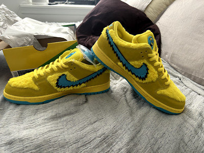 Size 10.5 - Nike Dunk Low SB x Grateful Dead Yellow Bear
