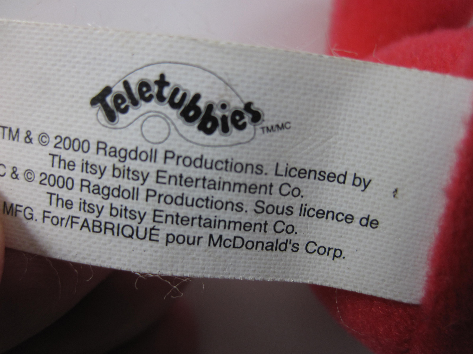 McDonald's Teletubbies HM - Po Clip-On - Out of Package - 2000