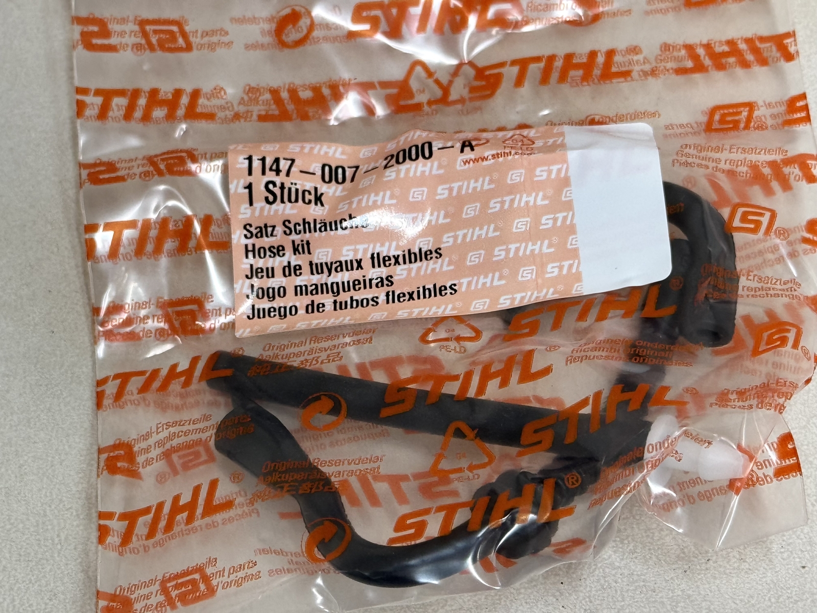 STIHL OEM TANK HOUSING 1147 350 0802 MS500i MS500i-R FUEL HOSE KIT 1147 007 2000 - Picture 5 of 6