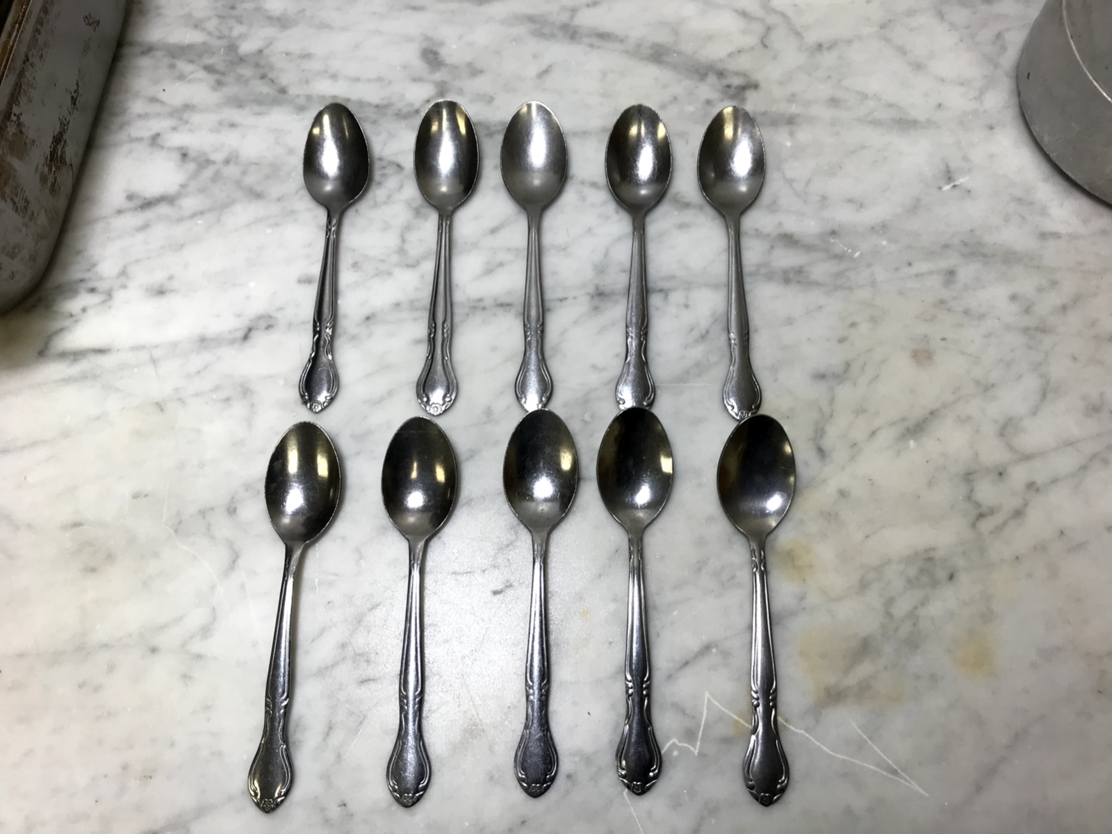 Update Stainless Teaspoons - Lot of 10