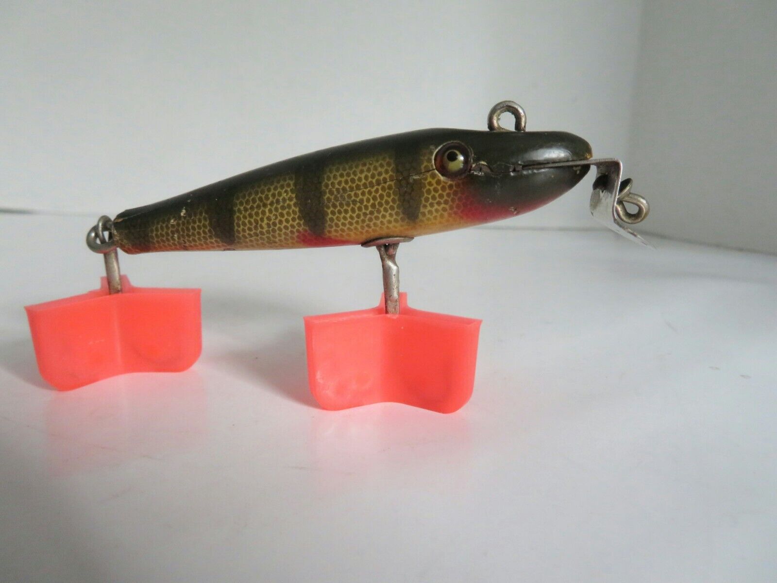 Vintage C.C.B.CO. Garrett, IND. Wood Fishing Lure Glass Eyes Vintage C.C.B.CO. Garrett, IND. Wood Fishing Lure Glass Eyes