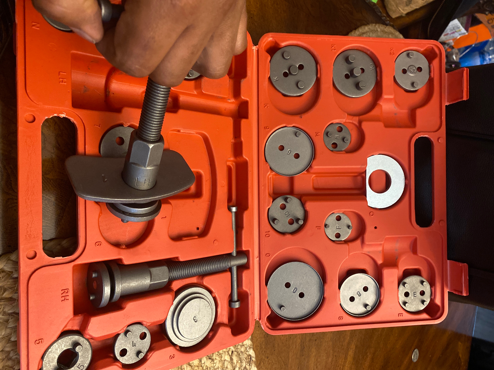 22pcs Heavy Duty Disc Brake Caliper Tool Set and Wind Back Kit eBay