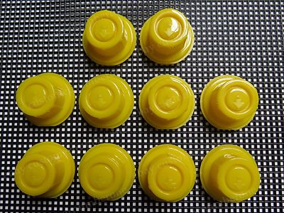 10 Blitz Gas Can Yellow Spout Caps fits part 900302 900092 900094 Original Style