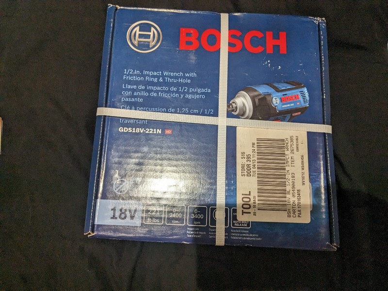 Bosch GDS18V-221N 1/2" 18V Brushless Impact Wrench (Bare Tool)