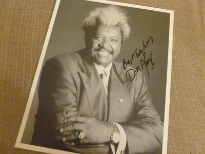 Don King Signed 8x10 Photo Boxing Promoter with Certificate of Authenticity