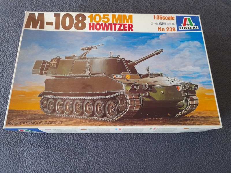 Italeri 238 M108 105mm Howitzer 1:35