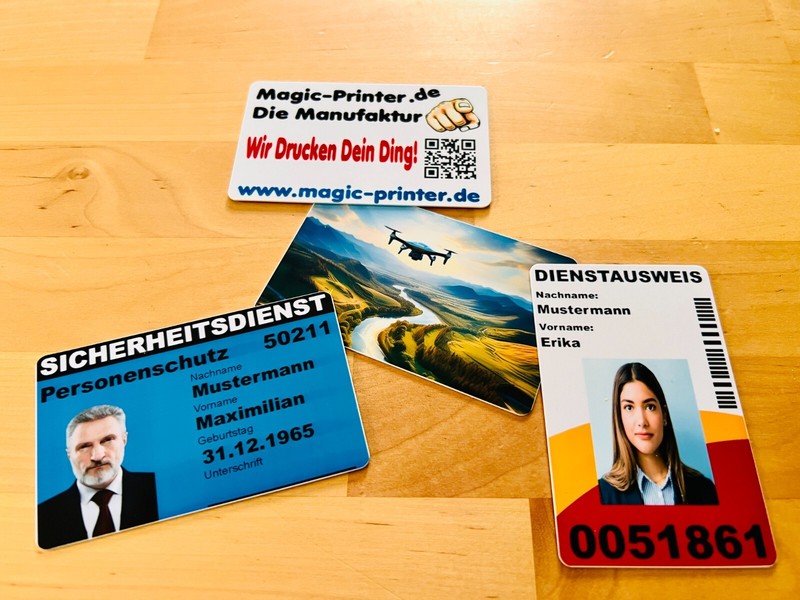 Visitenkarten Pvc Karten Zweiseitiger Farbiger Druck 8,6 Cm X 5,4 Cm X 0,76 Mm