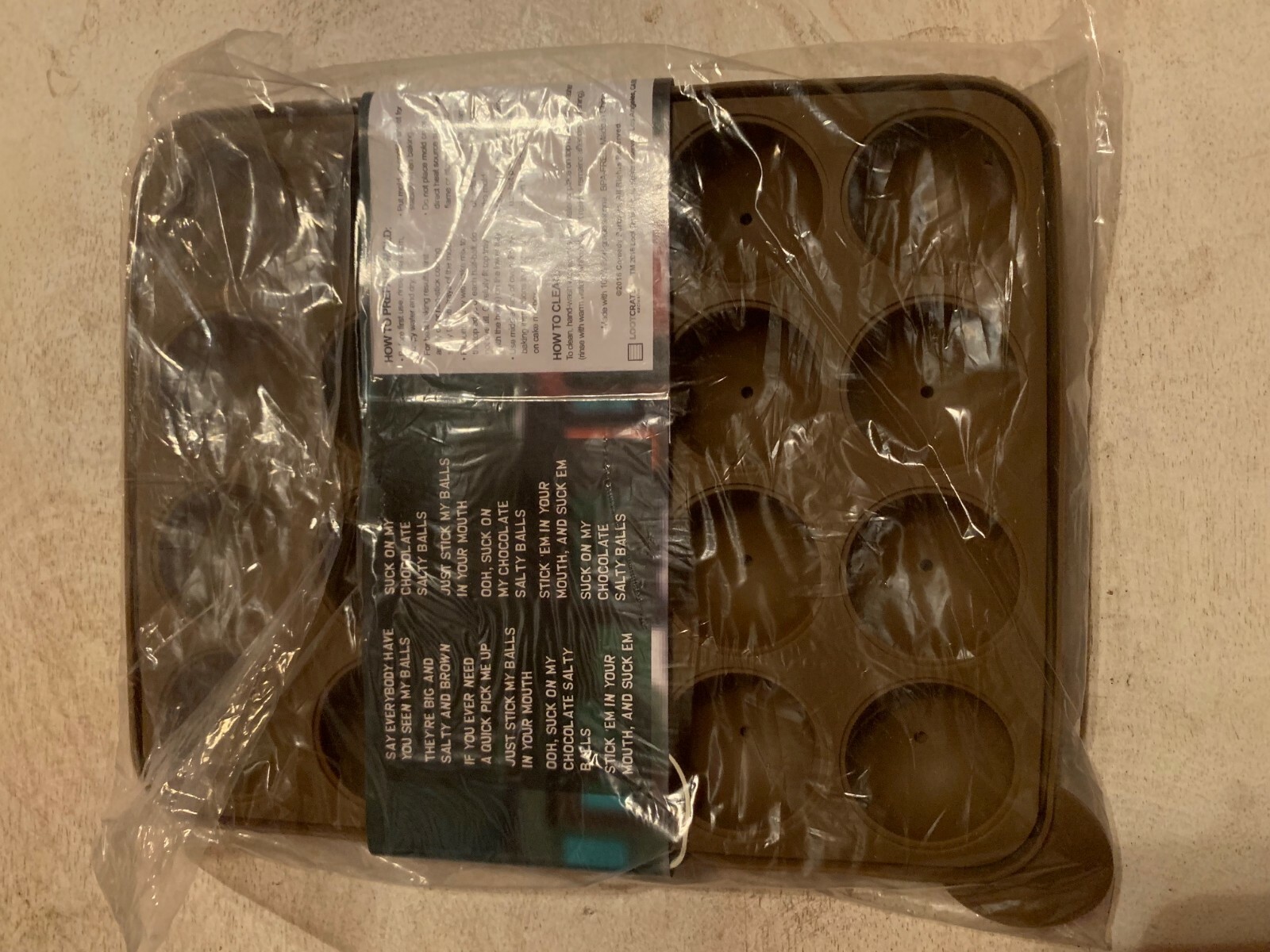 SOUTH PARK CHEF'S CHOCOLATE SALTY BALLS CAKE MOLD LOOT CRATE EXCLUSIVE