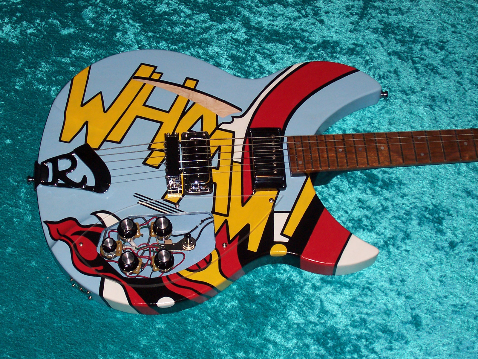 Whaam Rickenbacker 330 guitar Paul Weller Roy Lichtenstein Gibson vintage jam