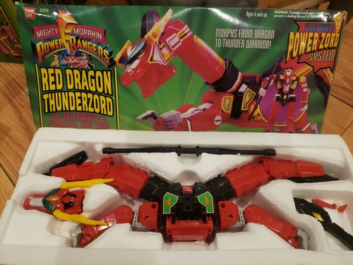 未開封♪　RED THUNDER GHOST　赤鬼　MonsterMind 1994 Bandai Mighty Morphin Power Rangers Red Dragon