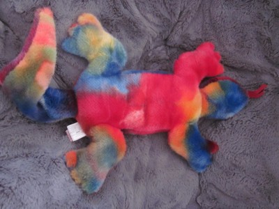 Ty Beanie Buddy Lizzy - Tye Dye Amphibian 1999 MWMT