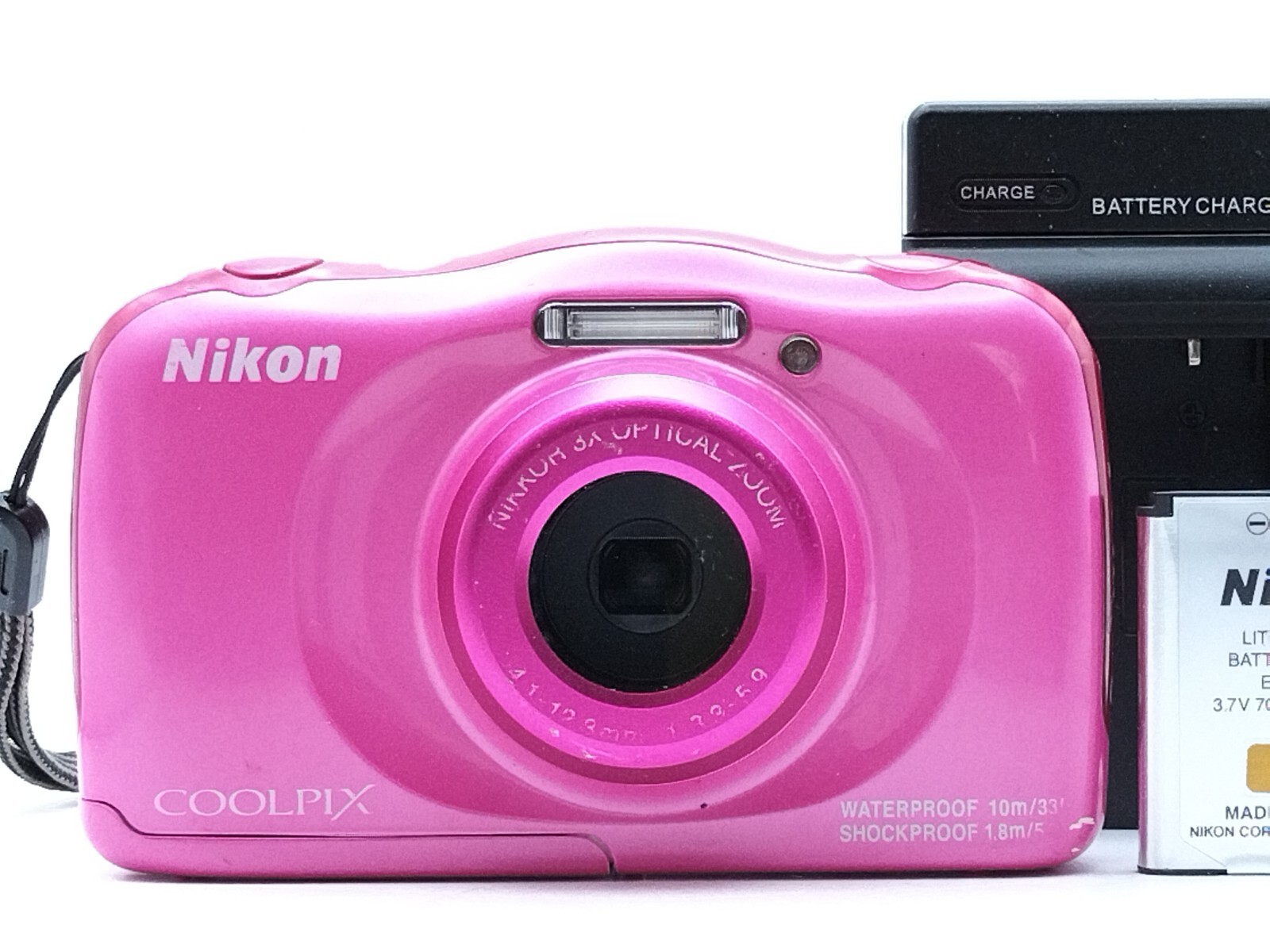 Nikon COOLPIX W100 Pink 13.2MP Waterproof Digital Camera
