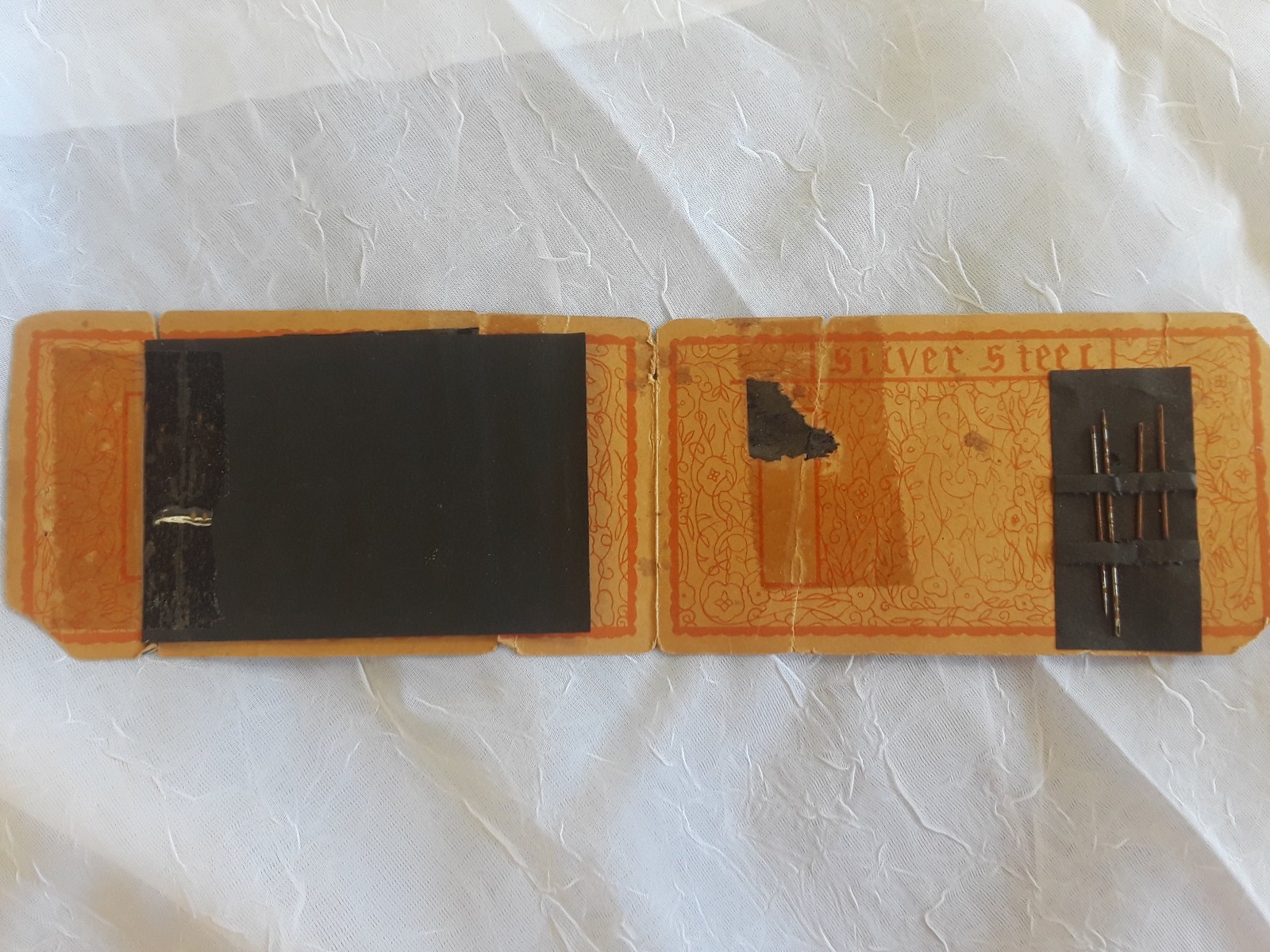 Vintage Army and Navy Thread Card Needle Book Diamond Sharps Eagle Plane Ship