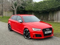 2016 [66] AUDI RS3 2.5 TFSI PETROL S TRONIC QUATTRO 5DR HATCHBACK RED ULEZ 113K