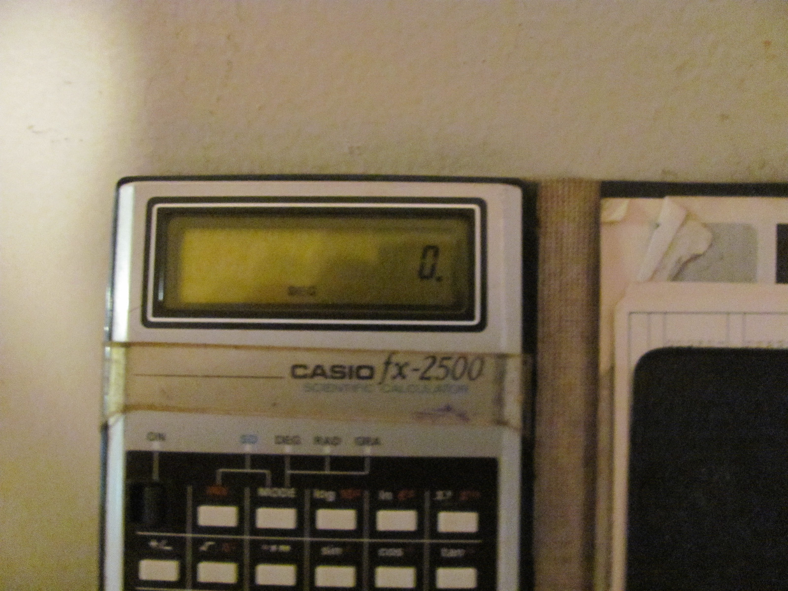 Vintage Casio FX-2500 Scientific Calculator