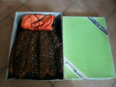 VESTITO COSTUME CARNEVALE MAGHELLA VINTAGE ANNI 80 FERRARI MAZZINI NUOVO