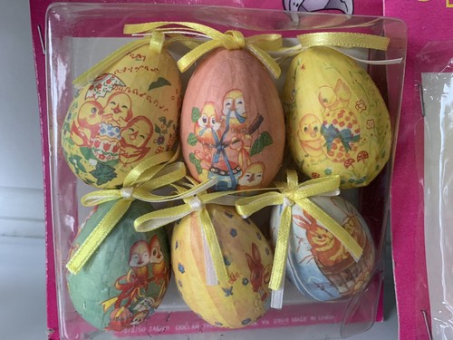 Vintage Dollar Tree Decoupage Eggs
