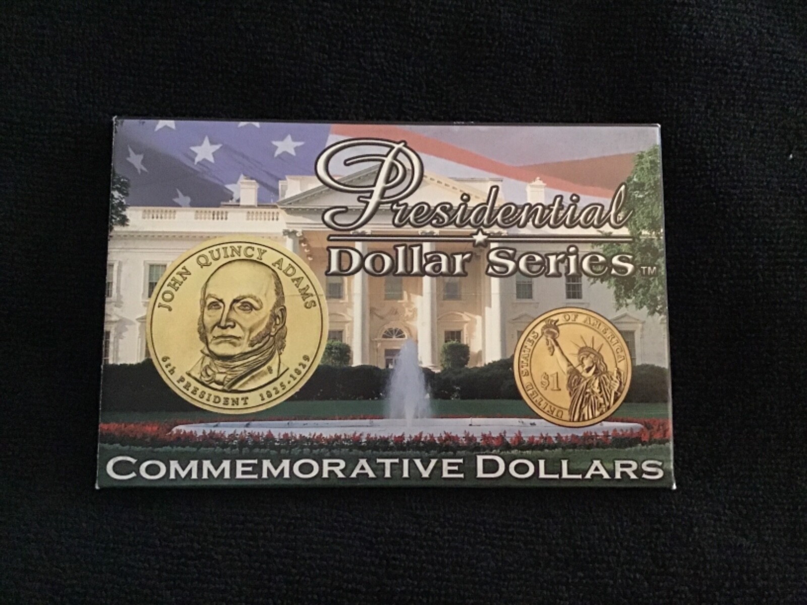 2008-P&D JOHN QUINCY ADAMS COMMEMORATIVE PRESIDENTIAL DOLLAR SET