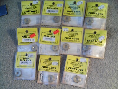 Lot of 11 Harry Higley RC Part Packs Assorted Brass Prop Locks NIP