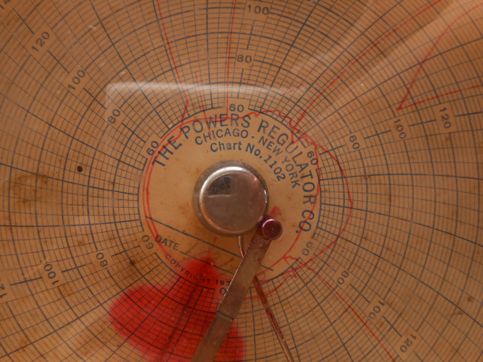 Salvaged Powers Regulator Co Scientific Chicago New York  Vintage Black AS IS