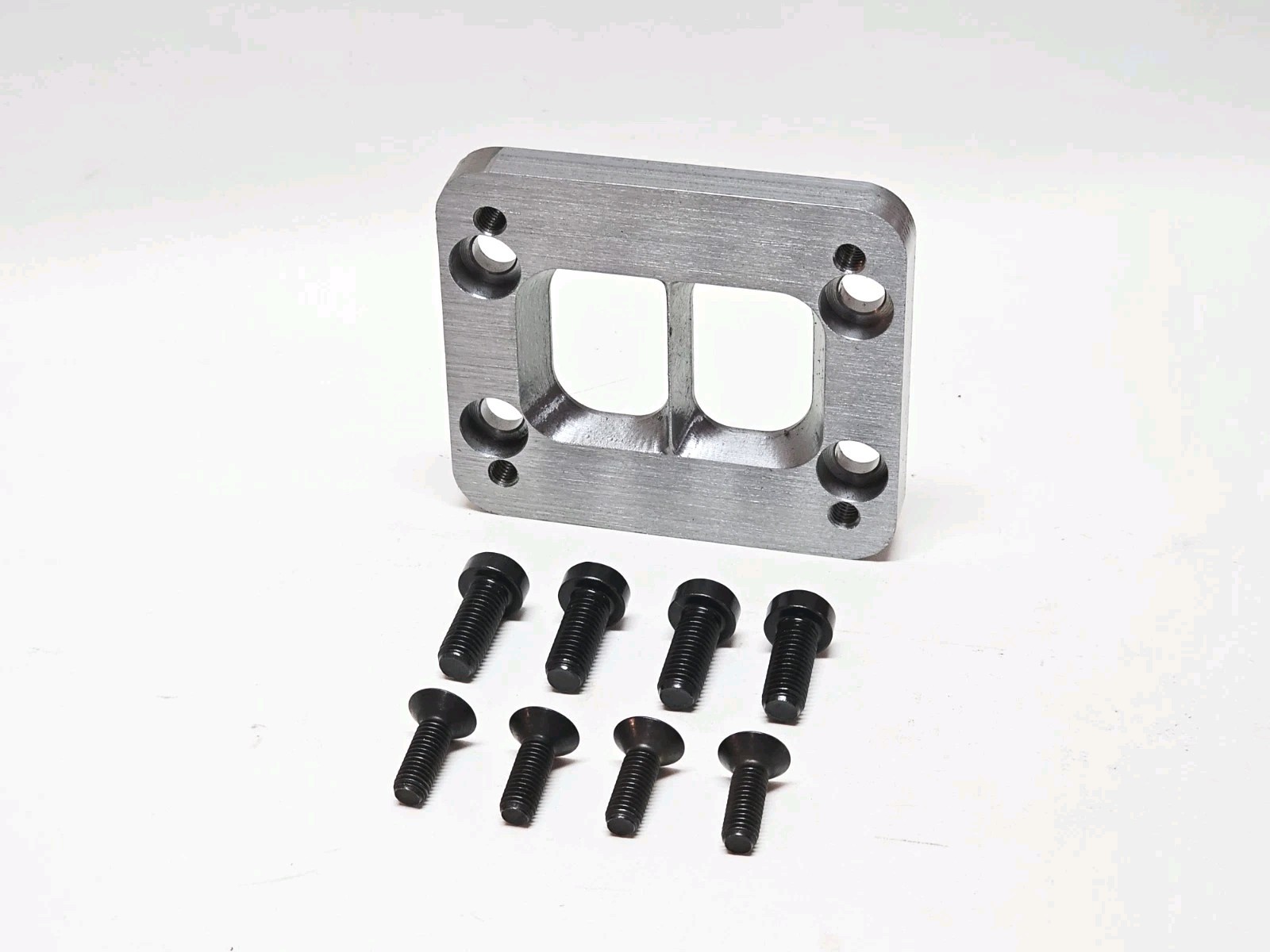 T3 Divided Header CS to T4 Undivided Turbo Inlet Flange Adapter HX35 Fit Cummins