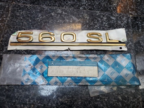 1972 - 80 Mercedes Benz R107 450SLC Chrome Trunk Badge Emblem for Sale - emgCarTech