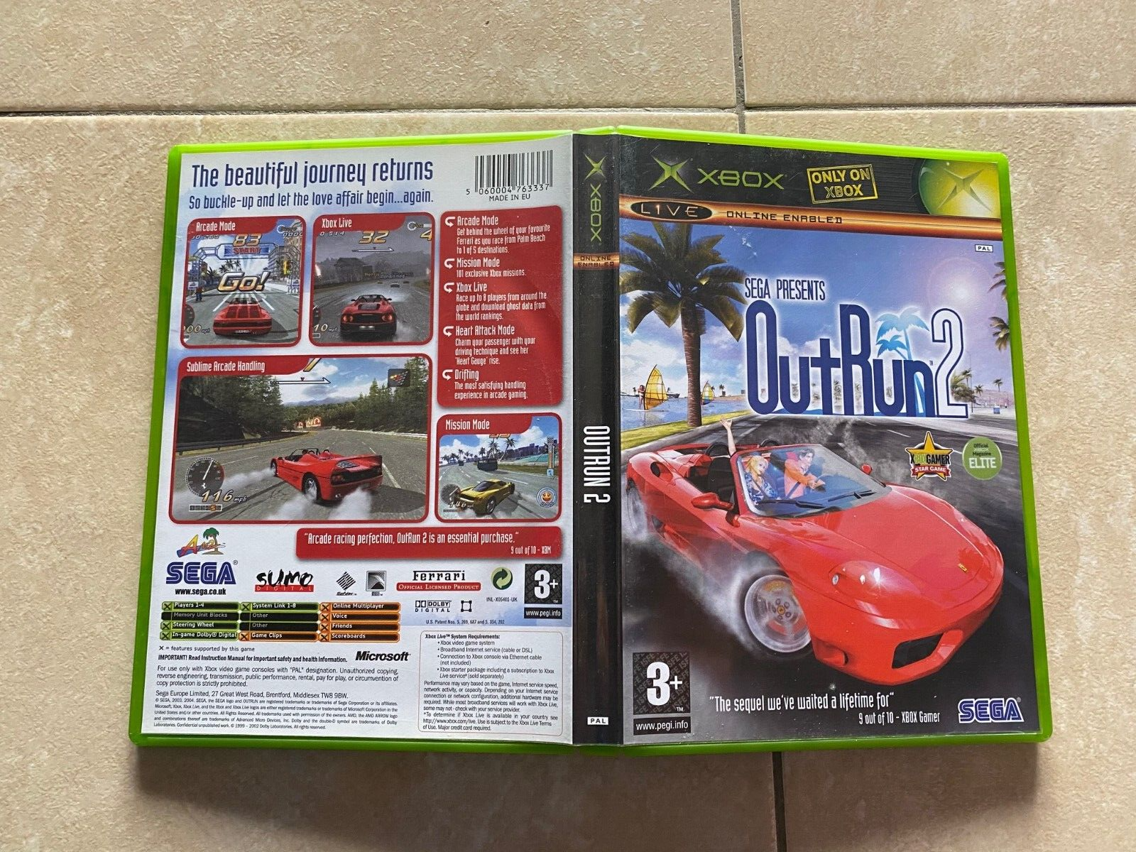 OUTRUN 2 Microsoft XBOX PAL UK Version CIB English | eBay