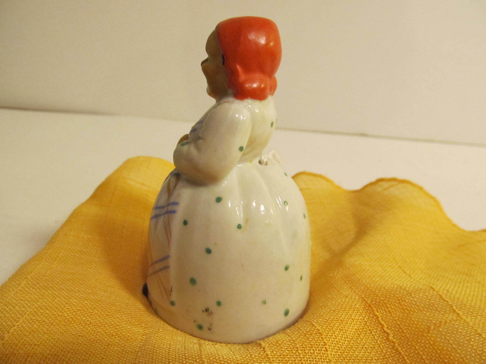 Vintage Ceramic Granny Kitchen Bell Japan