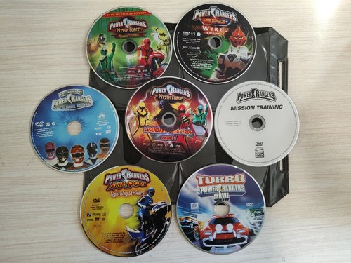 Power Rangers DVD Lot 7 Discs Mission Training Mystic Force Wired ninja ultimate Power Rangers DVD Lot 7 Discs Mission Training Mystic Force Wired ninja ultimate
