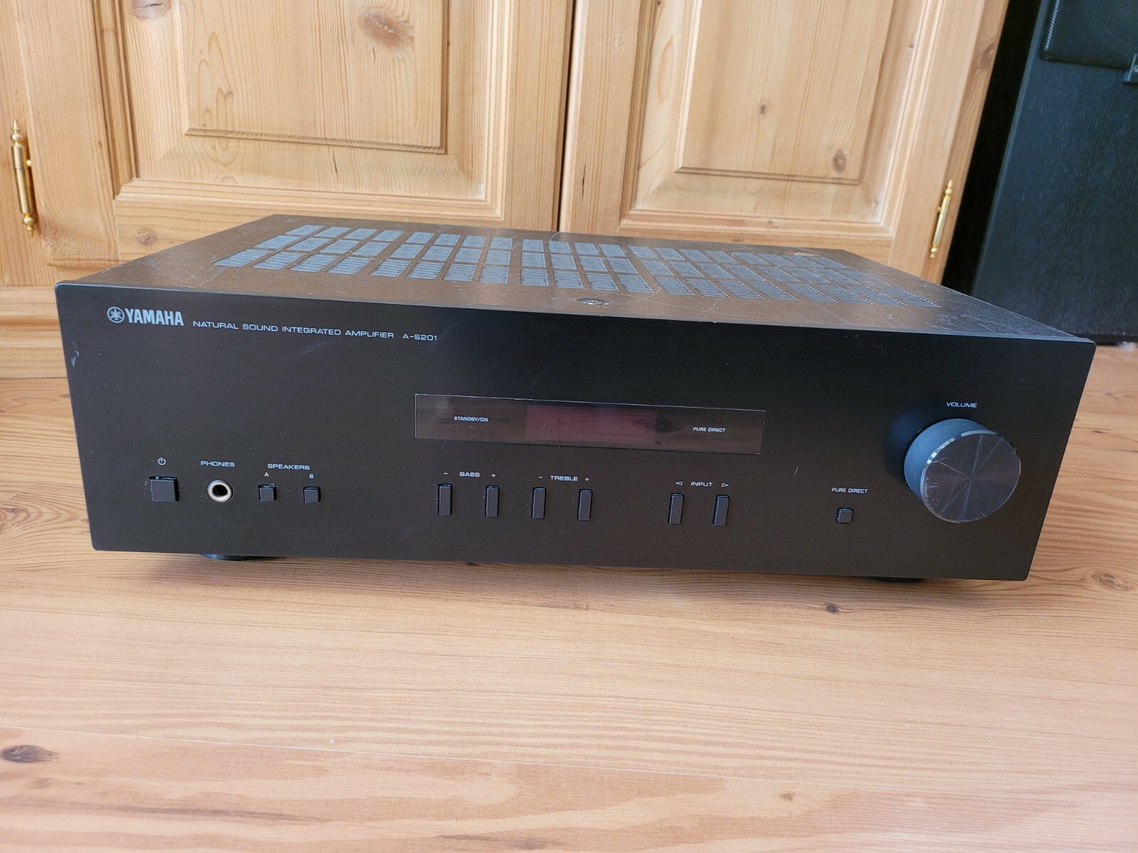 Yamaha A-S201 2 Kanäle Verstärker amplifier schwarz Stereo Hifi Musik Sound 115W