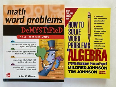 Math Word Problems DeMystified, A self-teaching Guide/How to Solve Word Problems