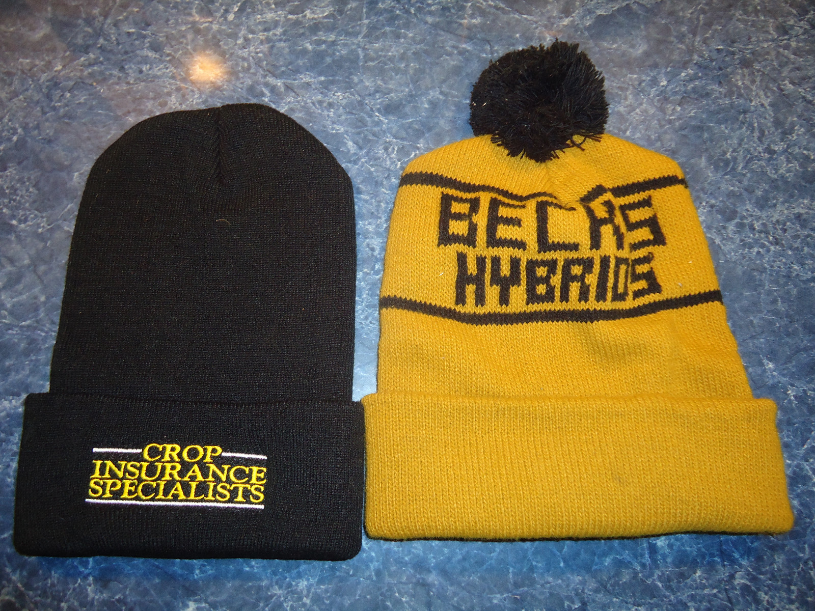 4 STOCKING CAPS - NEW