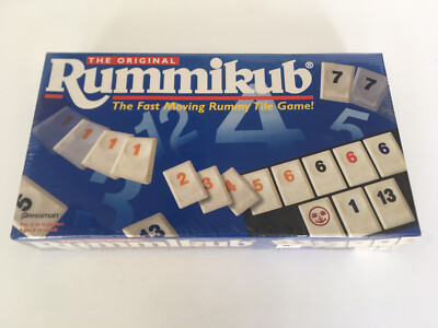 NEW Pressman Original Rummikub Fast Moving Rummy Tile Game Vintage 1997 Sealed