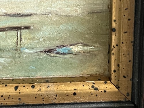 Francisco Ruiz Ferrandis (1909-1992)  Original Surrealist Oil Painting Spain