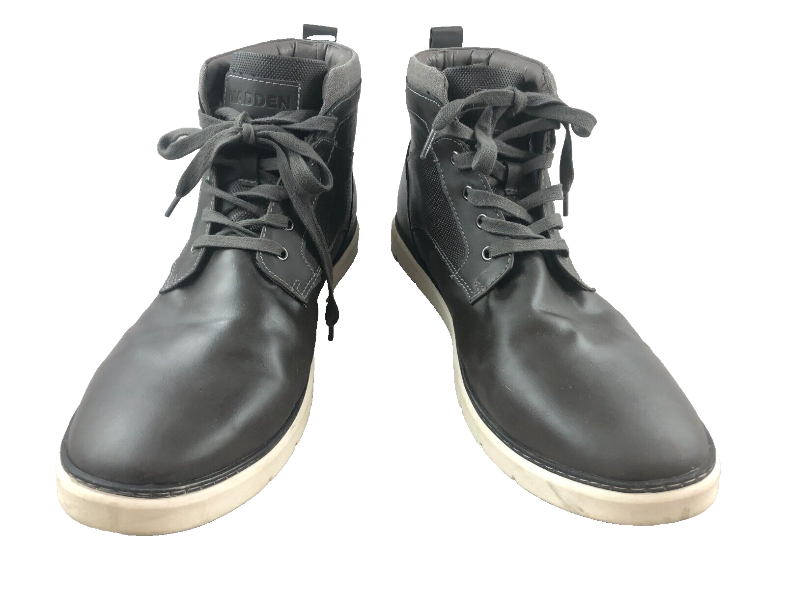 Steve Madden M-Morrou Men's 13 M Gray Lace Up Hi Top Sneaker